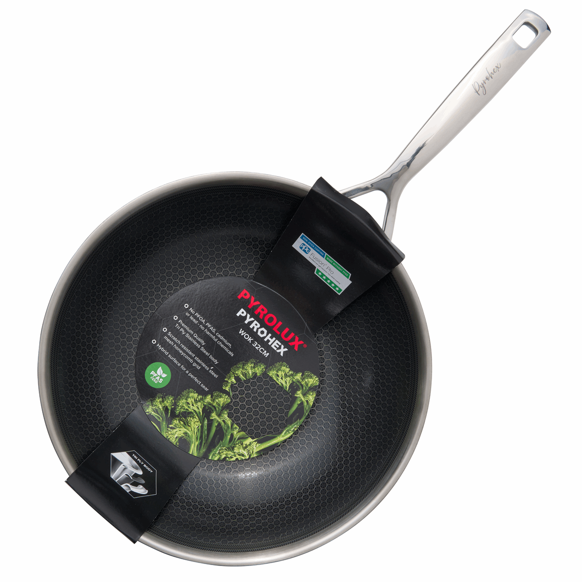 Pyrohex Wok 32cm - Image 3