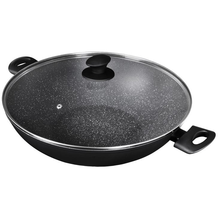 Pyrostone Wok with Lid - 36cm