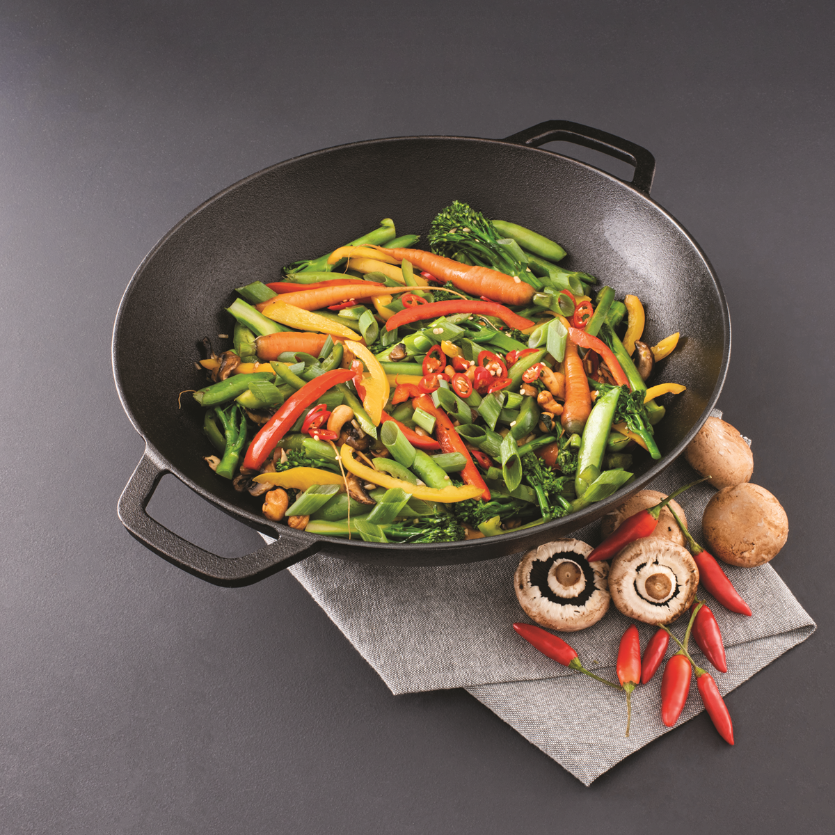 Pyrocast Wok - 37cm - Image 2