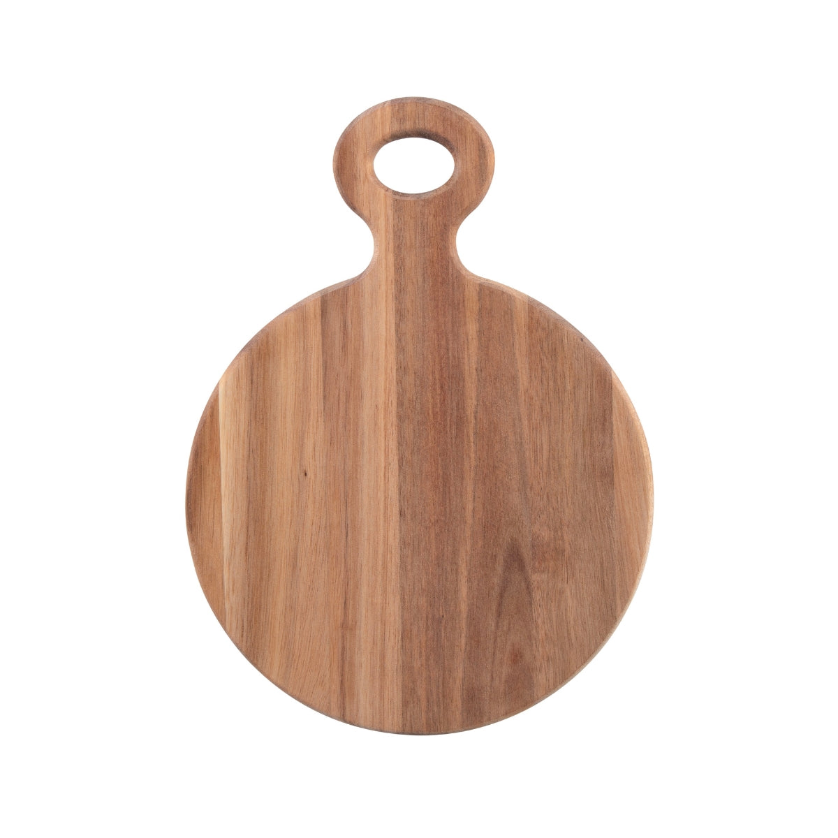 3 Pce Round Acacia Wood Cheese Paddle With Knives - 30 x 22cm - Image 4