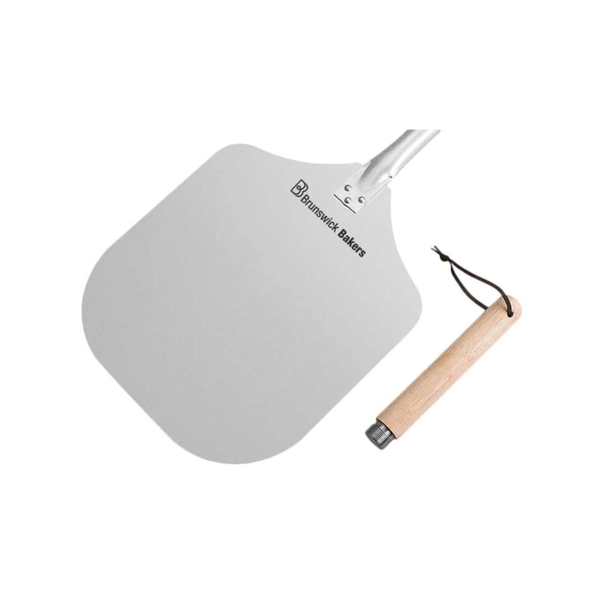 Aluminium Pizza Paddle with Beechwood Handle - Image 2