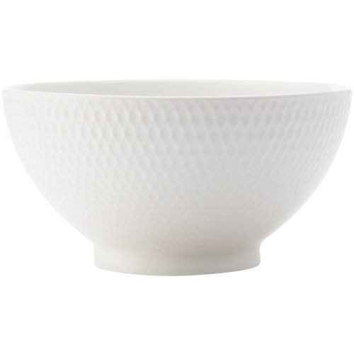 White Basics Diamonds Rice Bowl 12.5cm