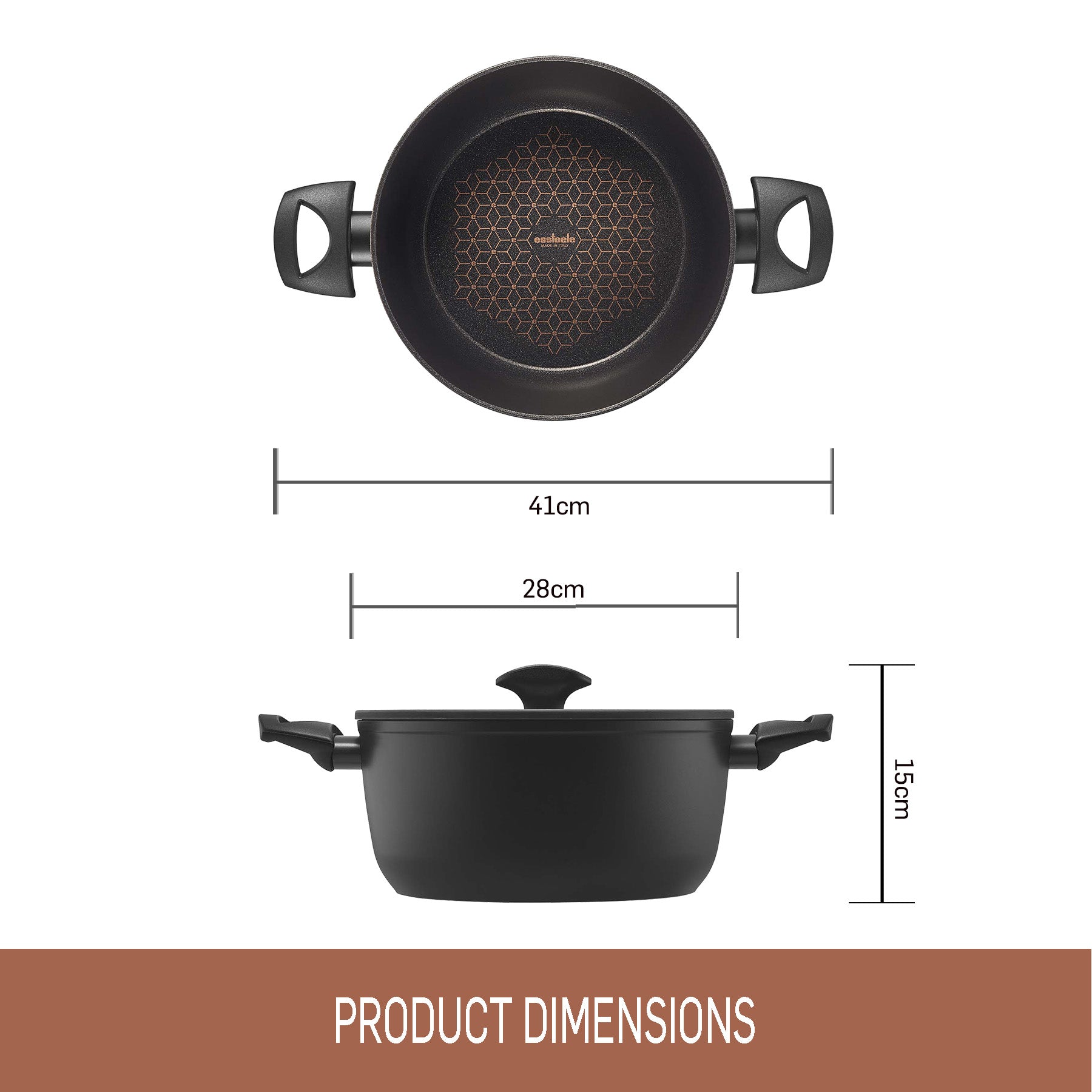 Per Salute Covered Casserole - 28cm - Image 9