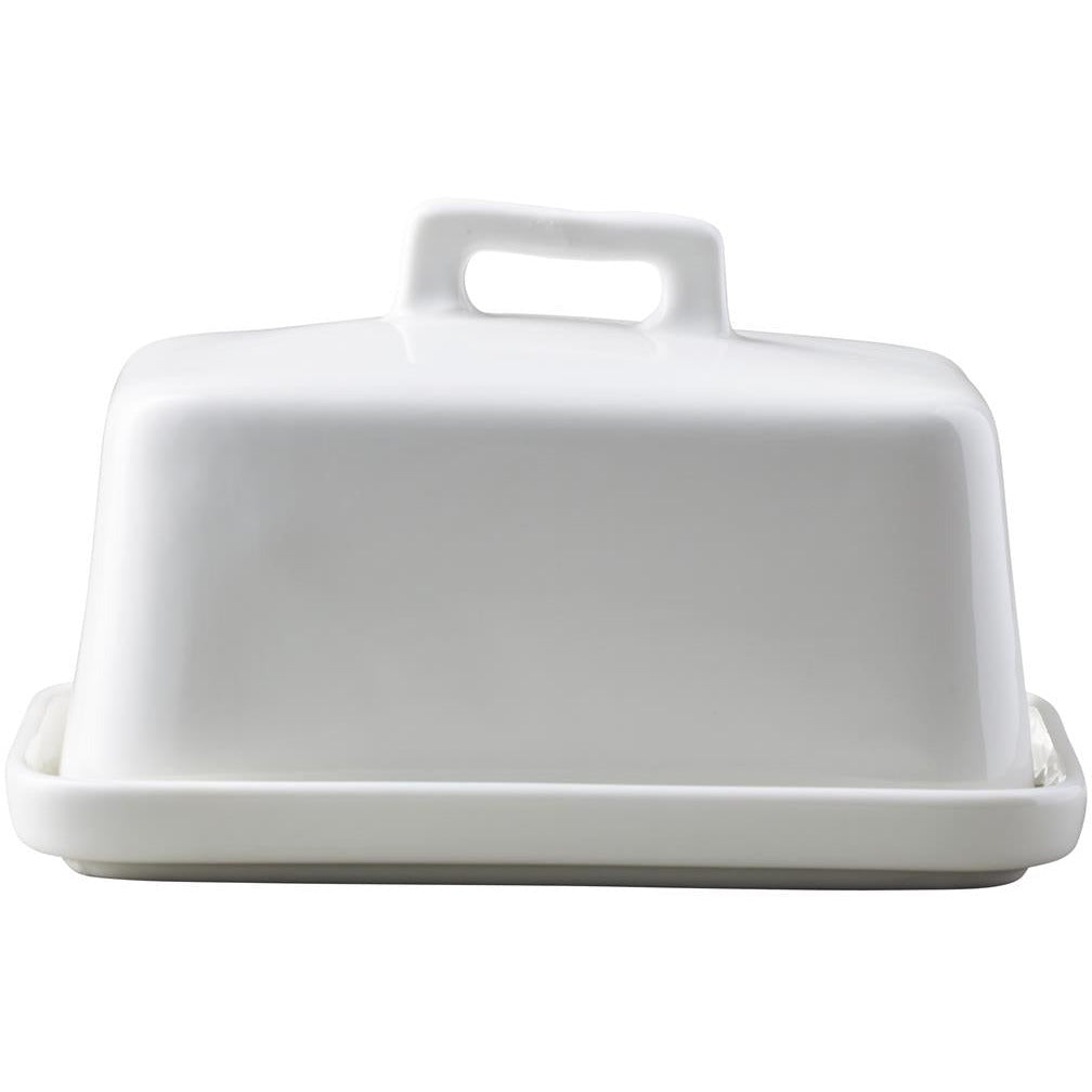 Epicurious Butter Dish White Gift Boxed