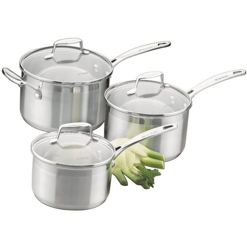 Impact 3 Piece Saucepan Set
